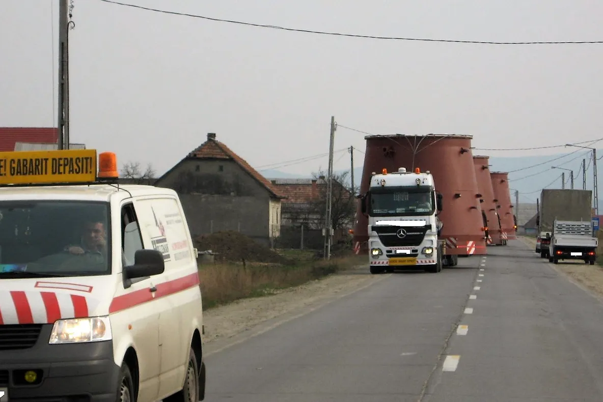 Transport agabaritic, săptămâna aceasta, pe ruta Constanța - Tariverde
