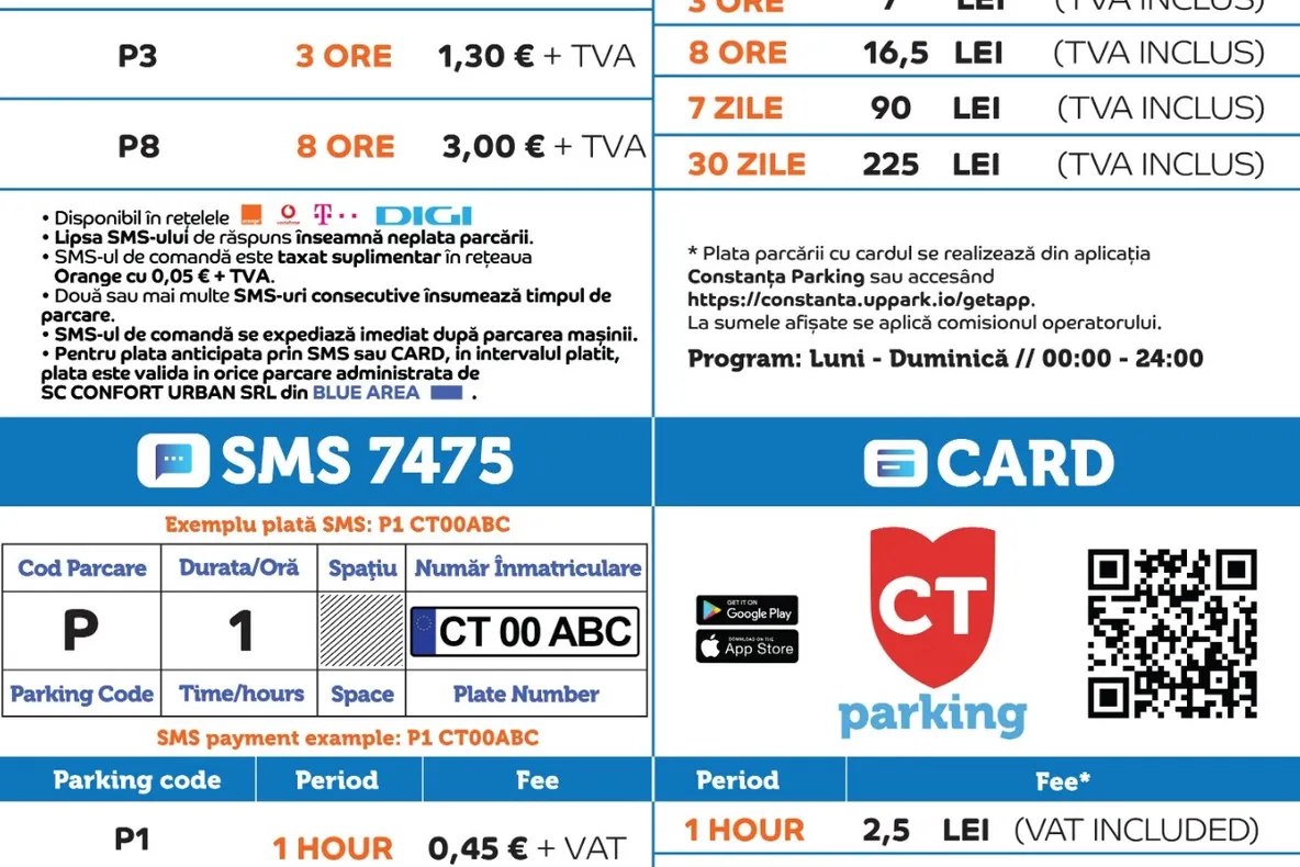 Aplicația Constanța Parking a devenit disponibilă