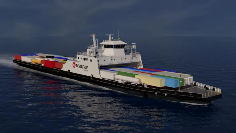 Două feriboturi revoluționare, date în lucru la Șantierul Naval Damen Mangalia.