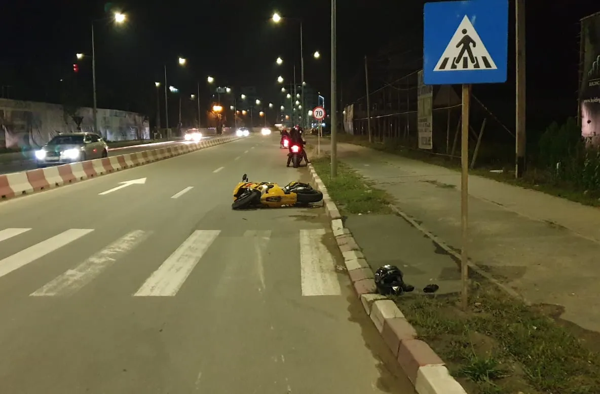 Polițistă accidentată de un motociclist băut, în Năvodari