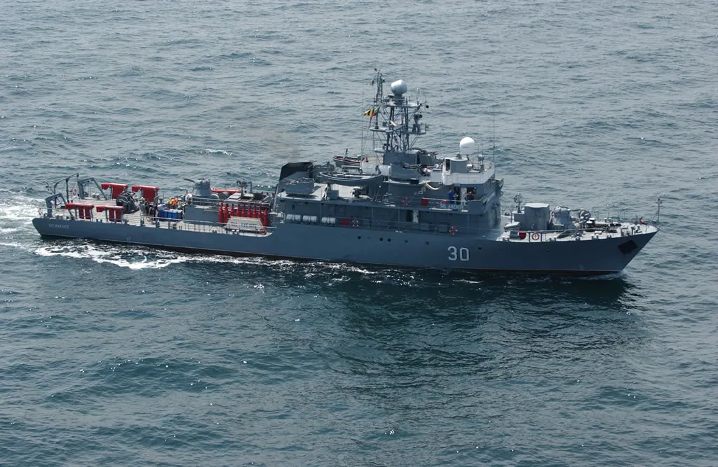 FOTO| Oficial NATO la bordul dragorului maritim „Locotenent Dimitrie Nicolescu”
