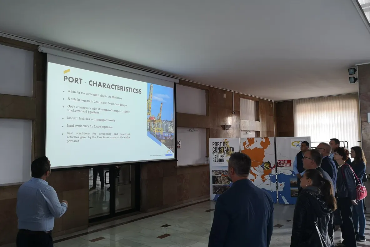 Parteneri maghiari, în Portul Constanța