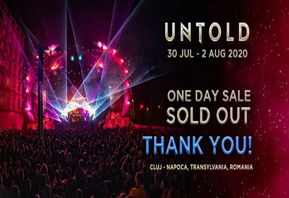Peste 42.000 de fani şi-au cumpărat deja bilete la festivalul UNTOLD 2020