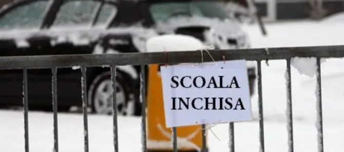 Vremea nefavorabilă închide mai multe școli din Județul Constanța