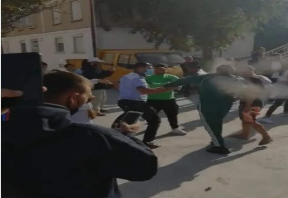 VIDEO Scandal la protestul „anti-mască“ la Mangalia
