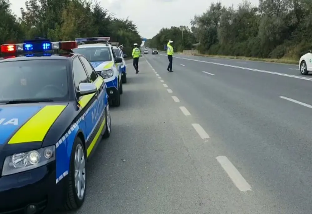 FOTO VIDEO Razie de amploare a polițiștilor rutieri din patru județe