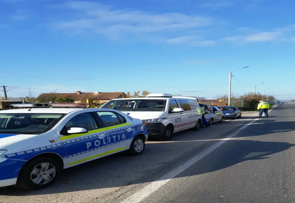 Control în trafic. Sute de amenzi și zeci de certificate de înmatriculare retrase de polițiști