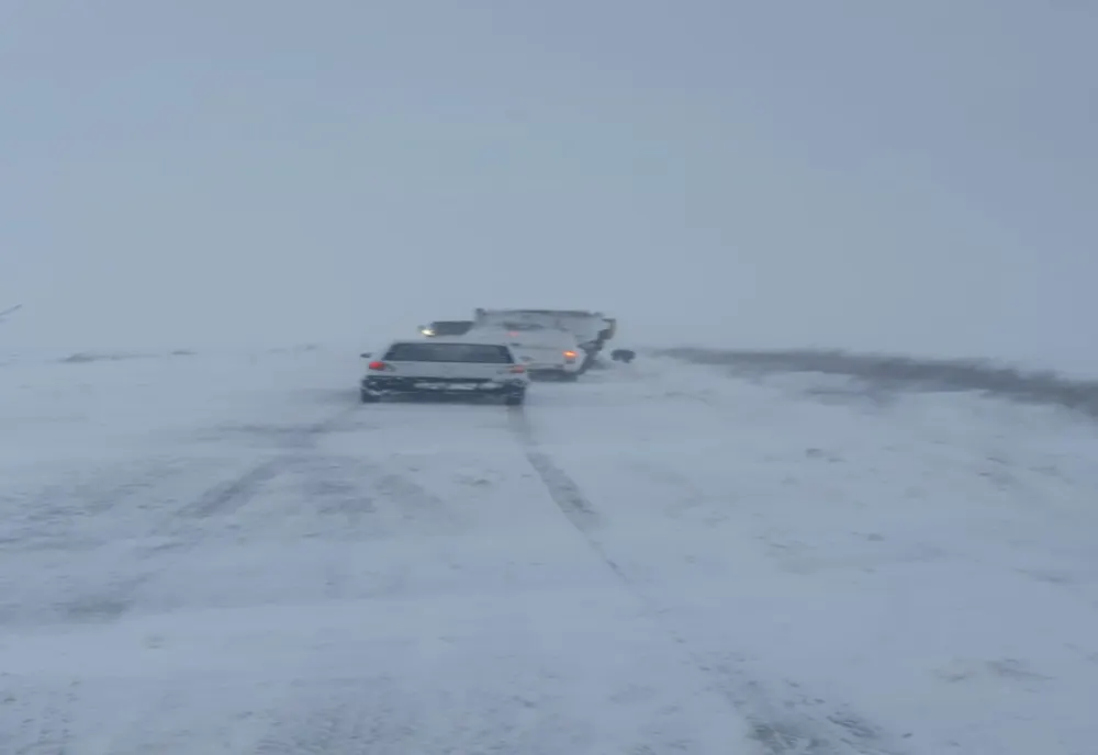 VIDEO Circulația rutieră închisă pe DN3 între localitățile Ostrov și Cobadin