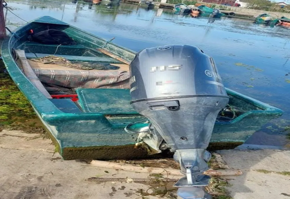 Motor de barcă în valoare de 22.000 lei, furat în  Suedia, găsit la Sulina