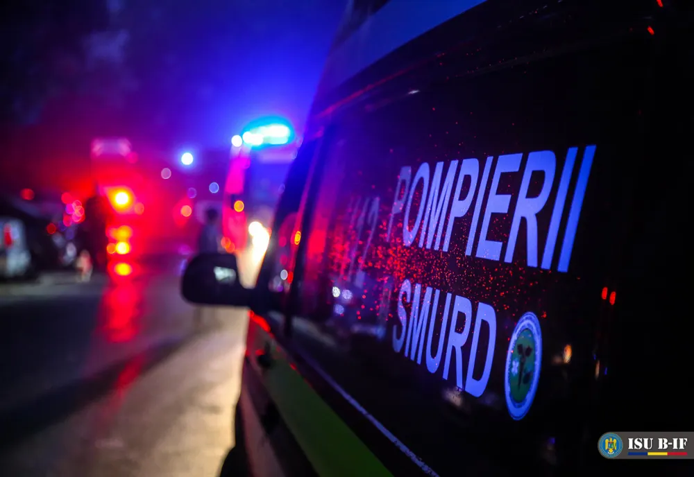 Mașină răsturnată în Sinoie. Două victime