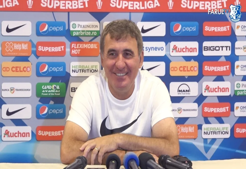 VIDEO Gheorghe  Hagi înainte de meciul cu Sepsi: ''Mergem să ne impunem principiile''