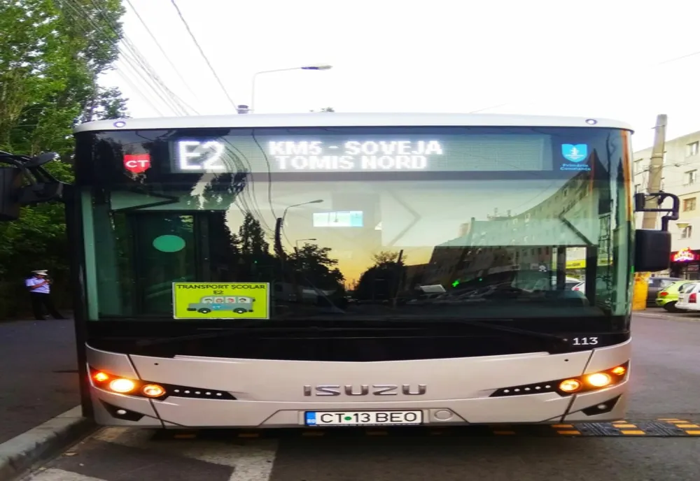 Transportul școlar suspendat în Constanța