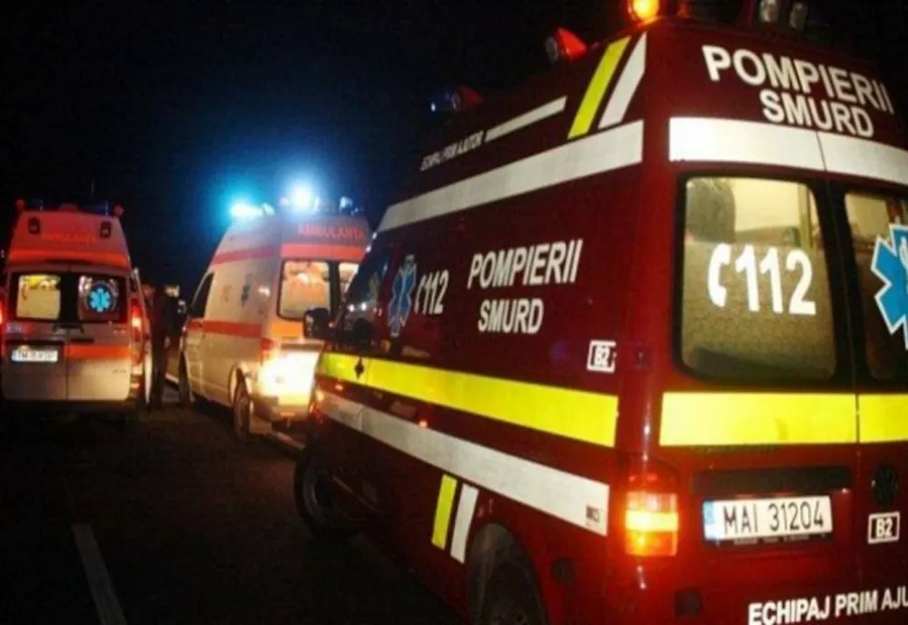Accident teribil de Crăciun. 8 persoane la spital