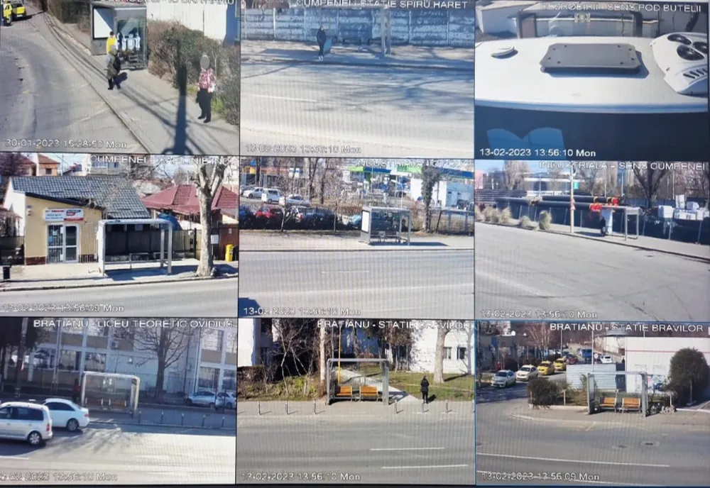 Zeci de camere de supraveghere montate în stațiile de autobuz și în preajma locurilor de joacă din Constanța