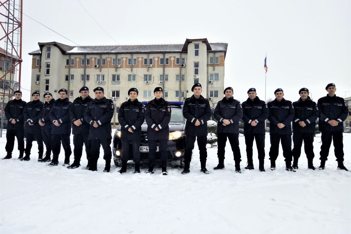 Elevi ai școlilor militare, în practică la Inspectoratul de Jandarmi Județean Constanța
