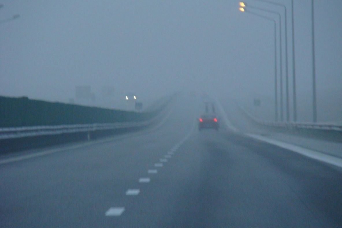 Atenţie șoferi! Ceață și vânt puternic pe Autostrada București - Constanța