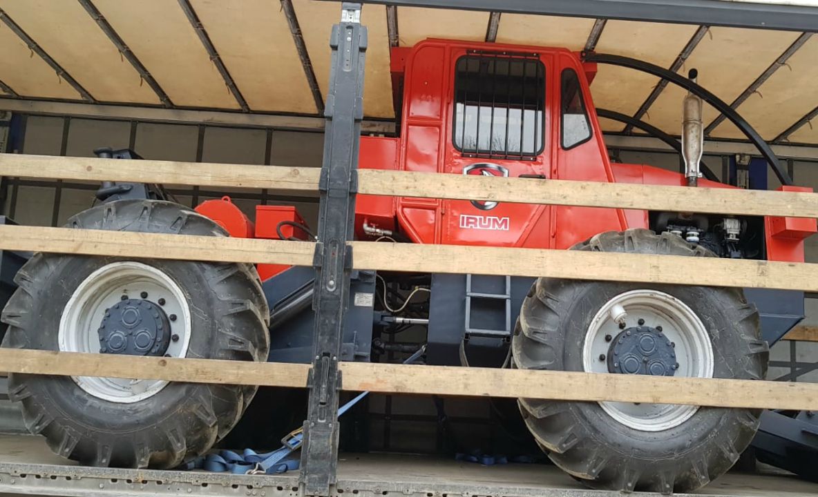 Utilaj forestier furat, descoperit la Negru Vodă