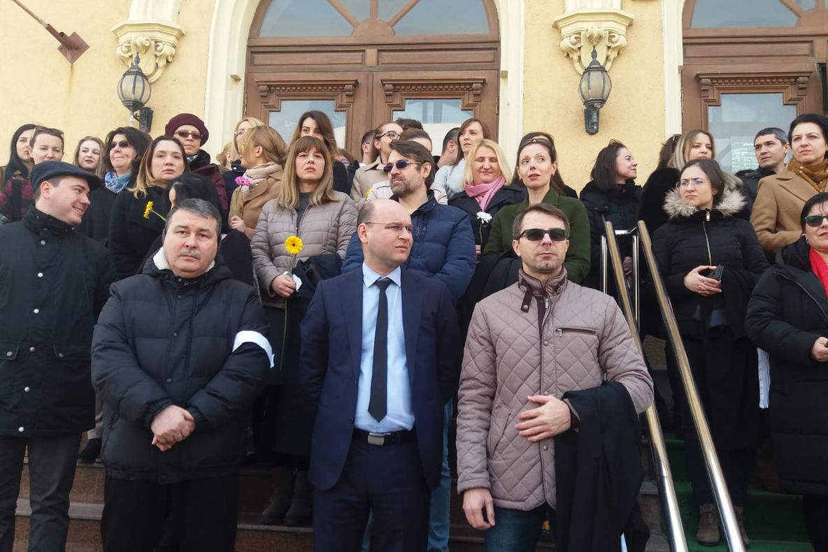 Un nou protest al magistraților constănțeni față de modificările aduse legilor justiției