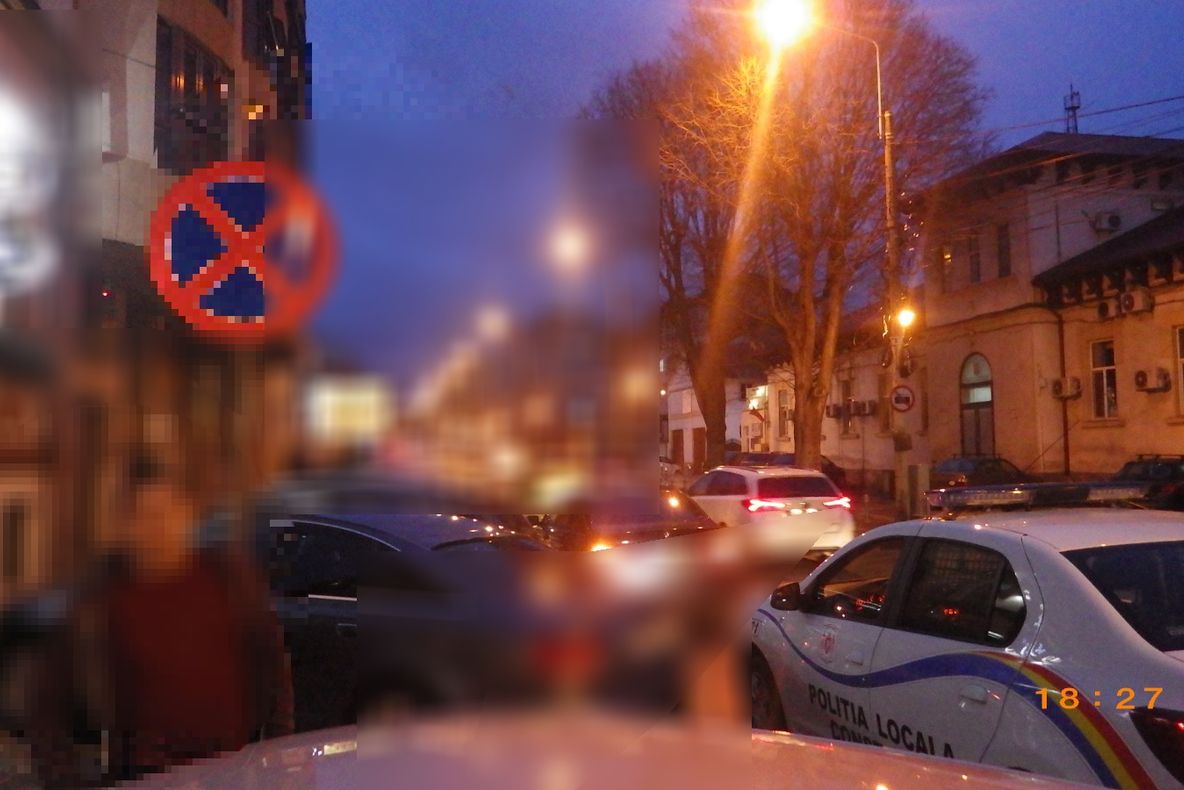 Zeci de amenzi date de Poliția Locală pentru opririle și staționările efectuate neregulamentar