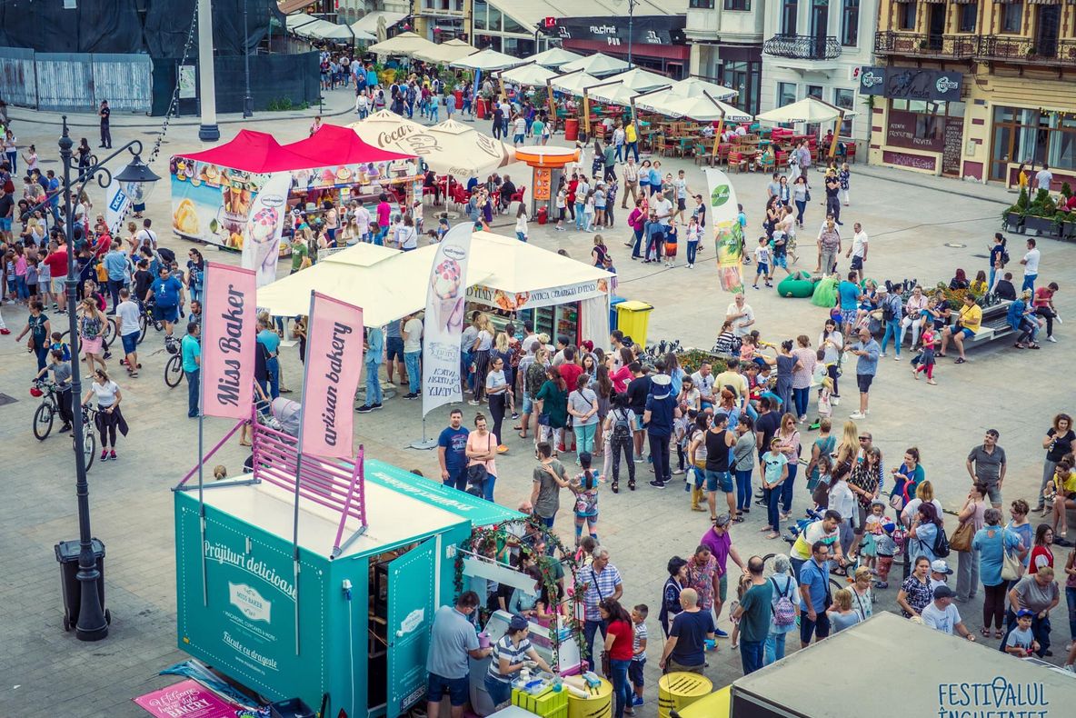 Trafic restricționat în Piața Ovidiu pentru Festivalul Înghețatei și al Dulciurilor