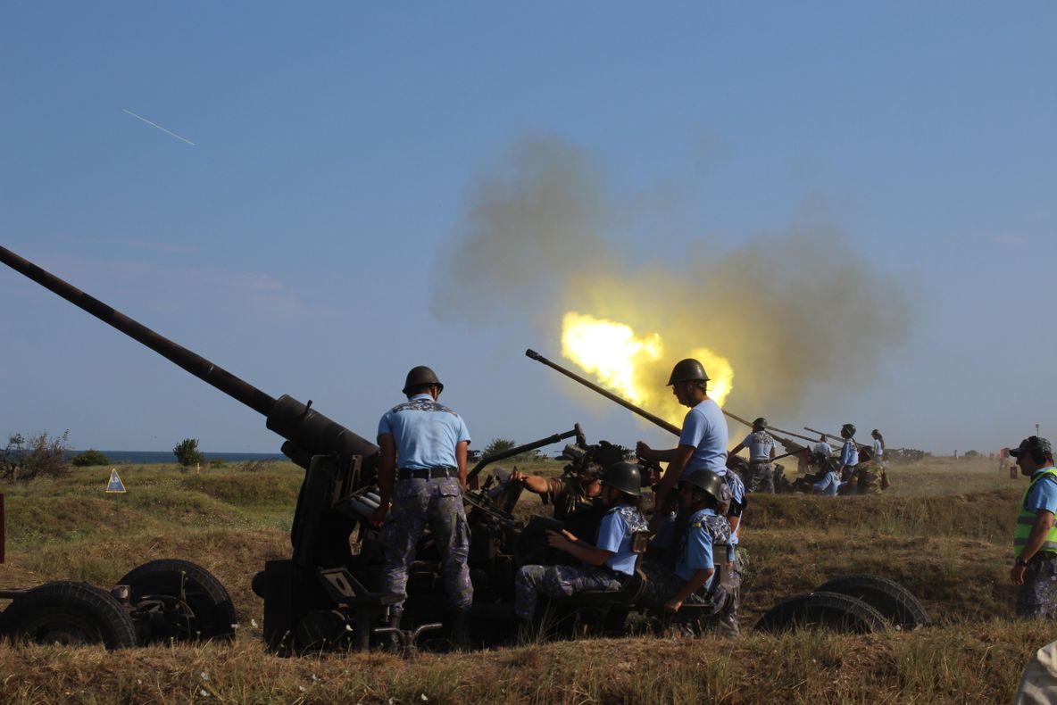 Trageri reale, în Poligonul Capu Midia