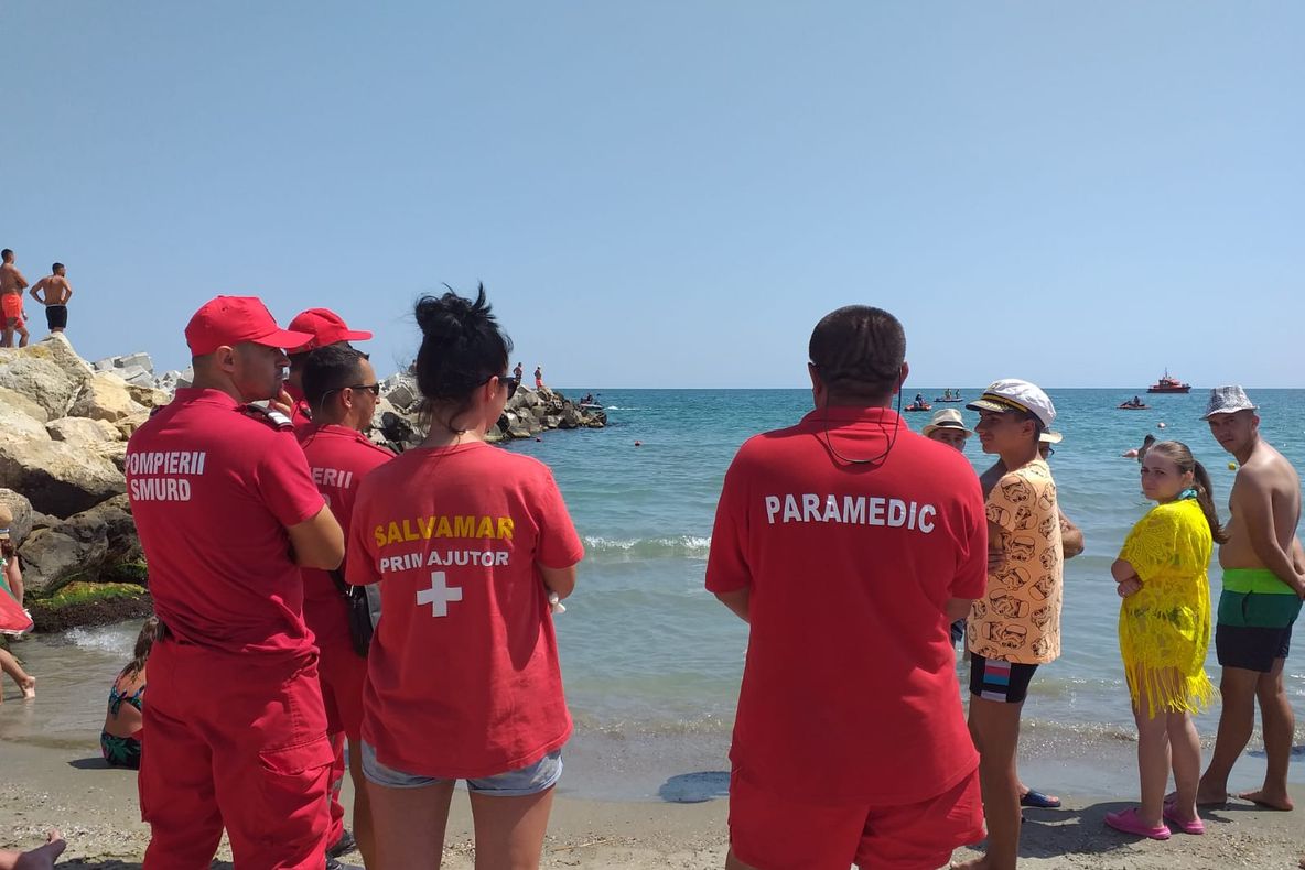 Septuagenar căutat la Eforie după ce a intrat în mare și nu a mai ieșit (update)