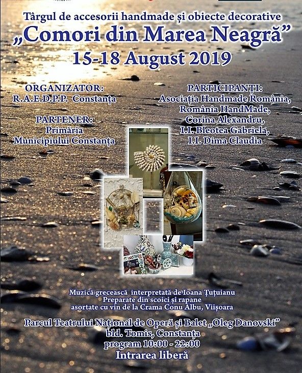Creații cu tematică marină la târgul de produse handmade „Comori din Marea Neagră"
