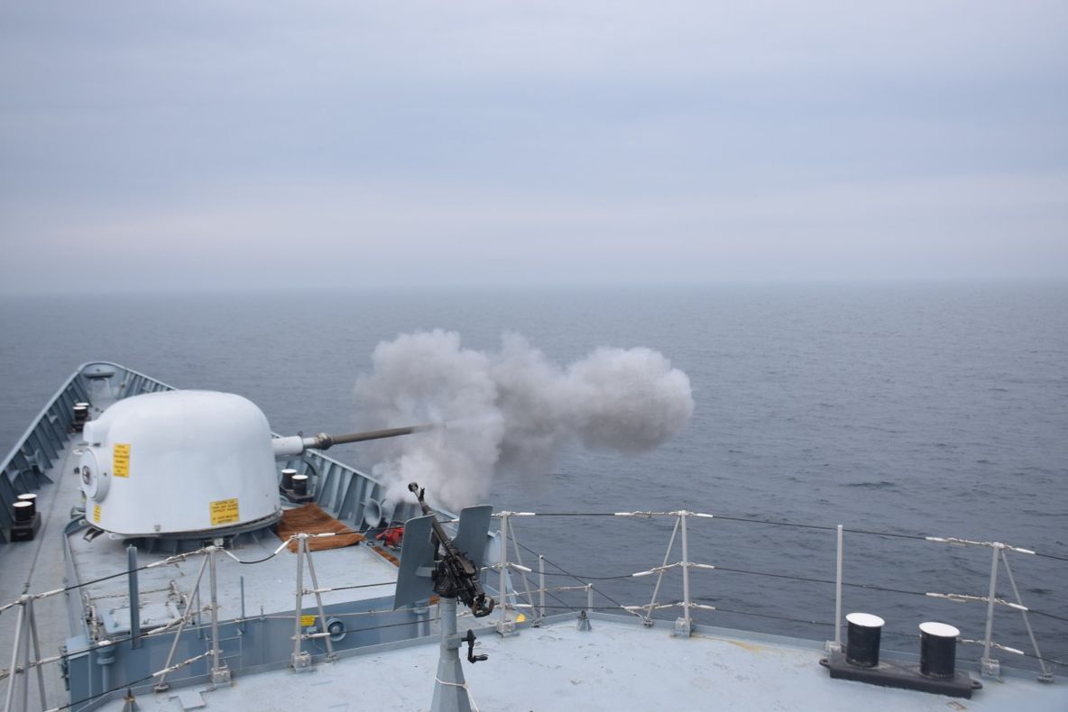 Misiuni de foc în raioane maritime ale Mării Negre