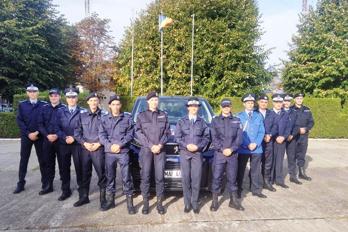 Tineri absolvenți la Jandarmeria Constanța