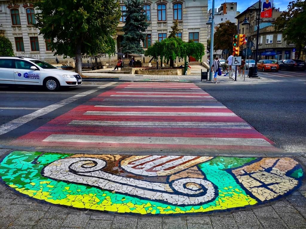 Constanța, orașul meu din mozaic: Lucrările vor fi tratate cu o soluție antiderapantă