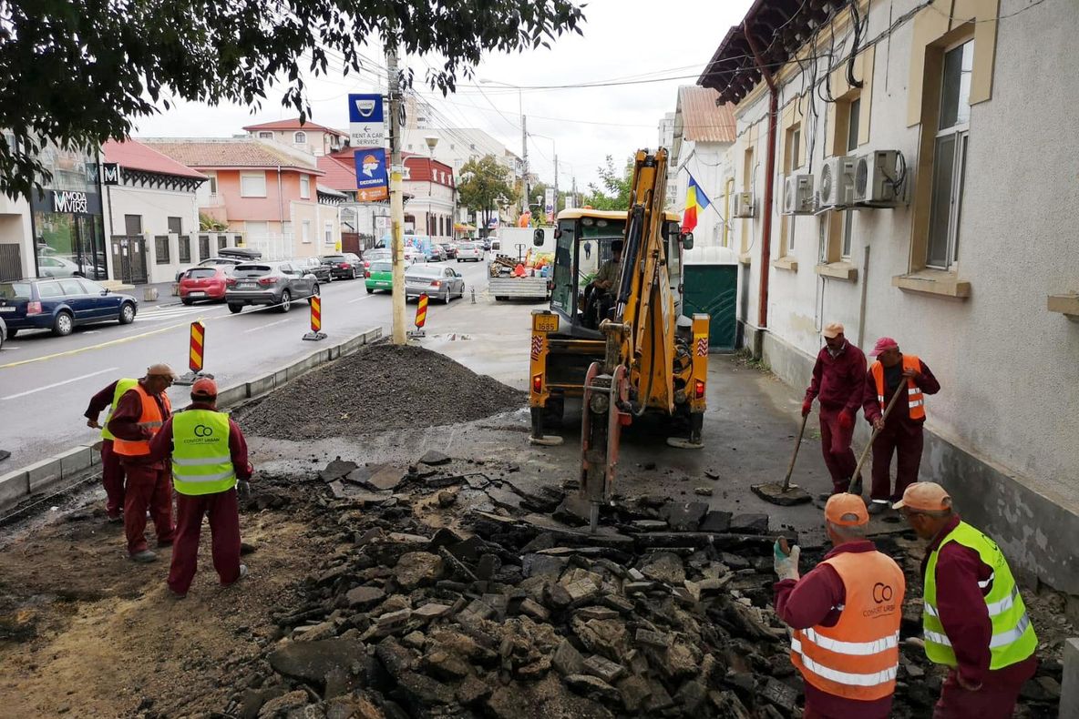 Vezi unde se reabilitează infrastructura rutieră, în această săptămână, în Constanța!