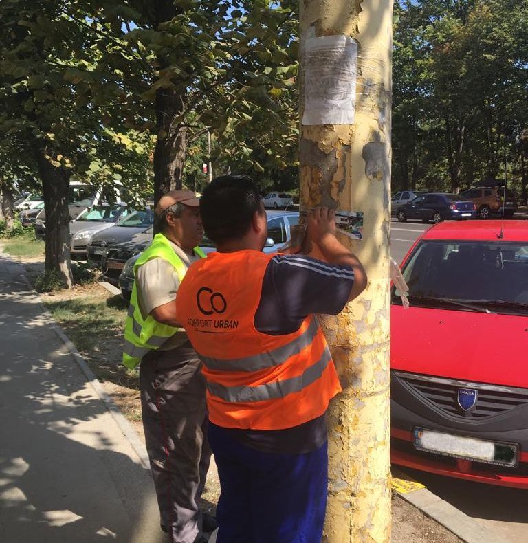 Fără afișaj stradal ilegal pe marile bulevarde ale Constanței