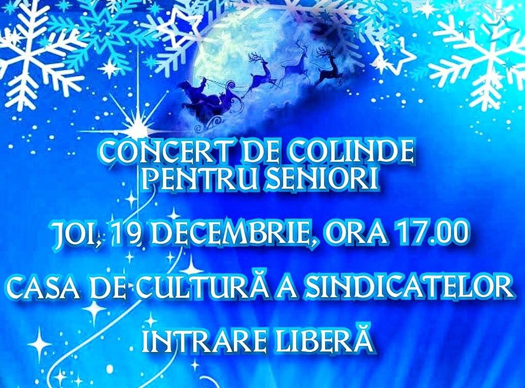 Concert de colinde pentru seniori