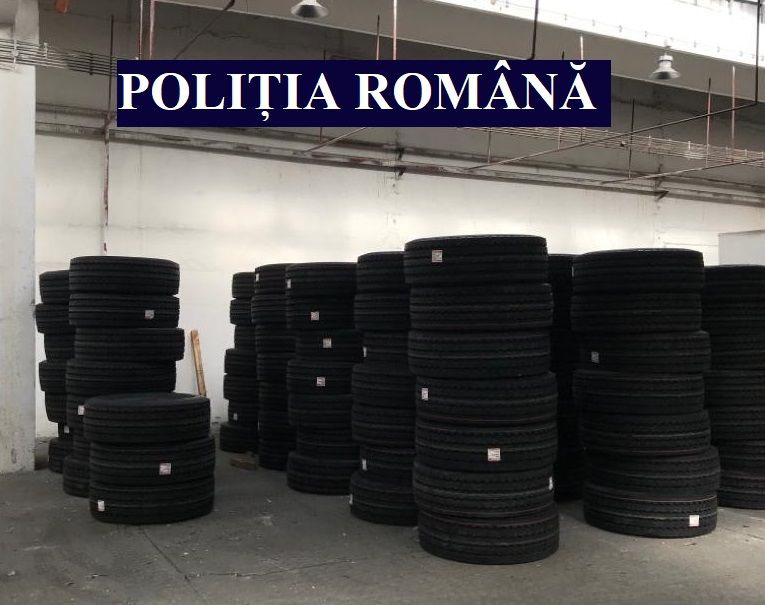 Container cu anvelope contrafăcute, descoperit în Portul Constanţa Sud Agigea