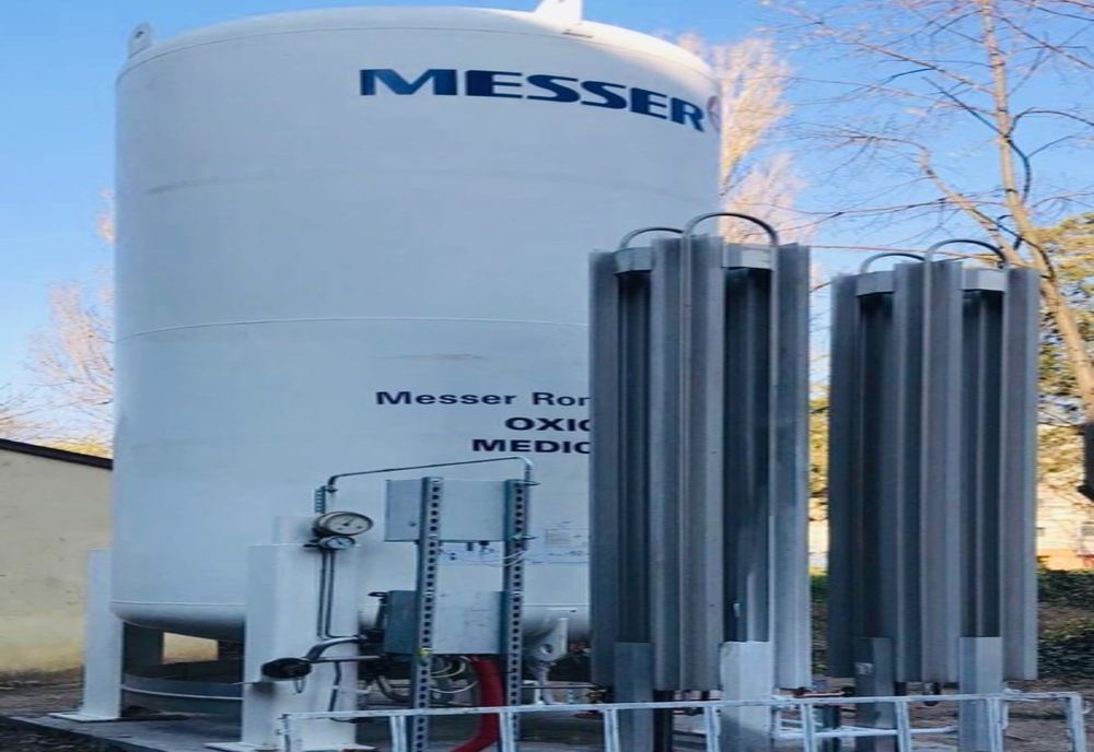 FOTO| Un nou rezervor de oxigen la Spitalul Clinic de Boli Infecțioase