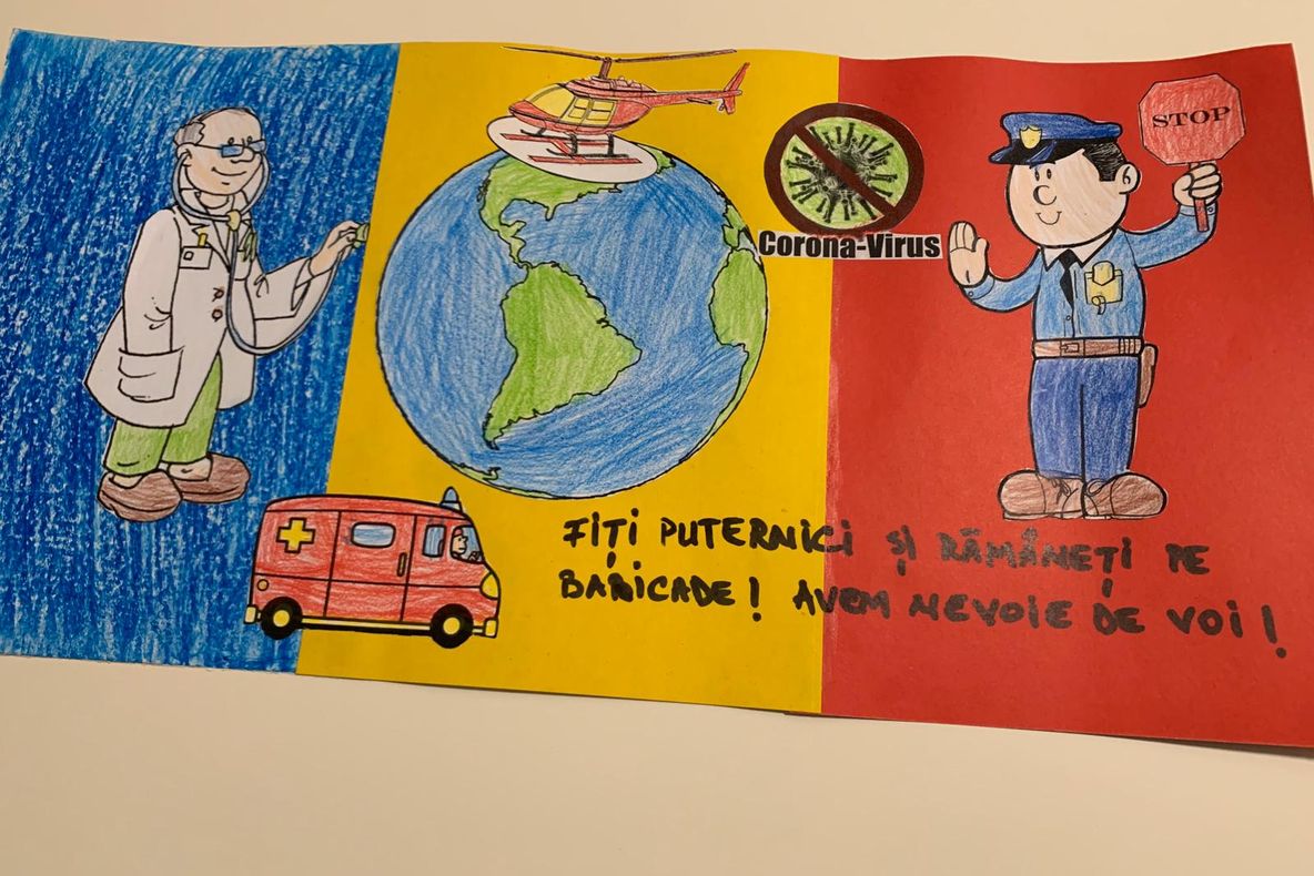 Mesaje emoționante ale copiilor pentru polițiștii constănțeni