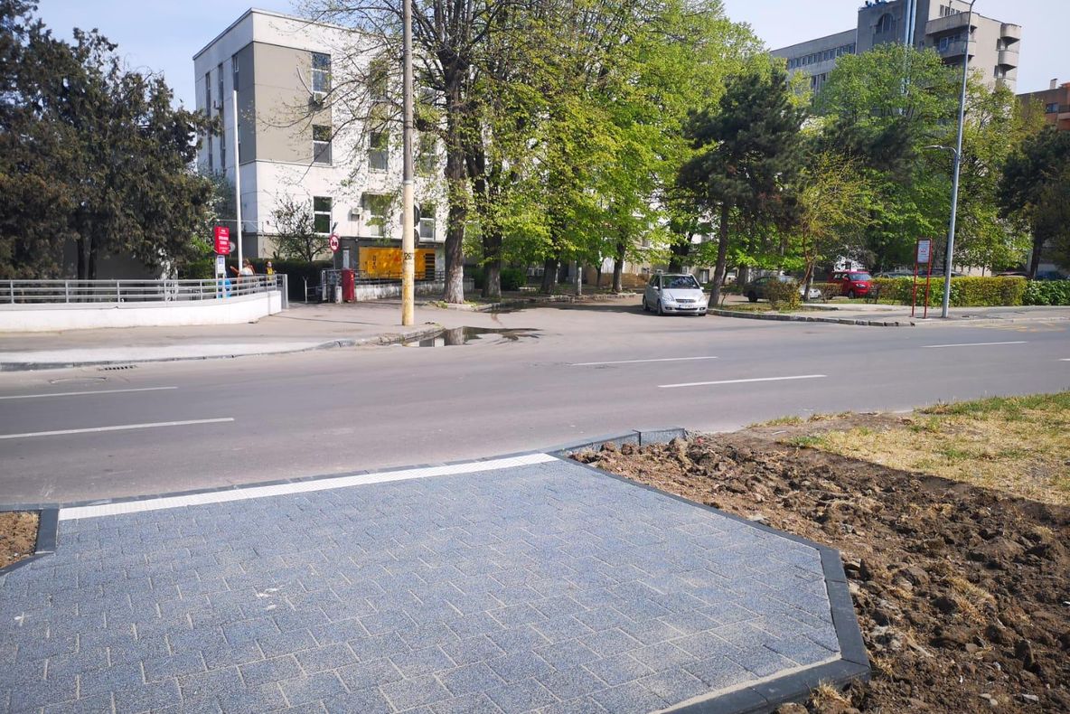 Trecerea de pietoni din zona Spitalului Militar de Urgență „Dr. Alexandru Gafencu” devine funcțională