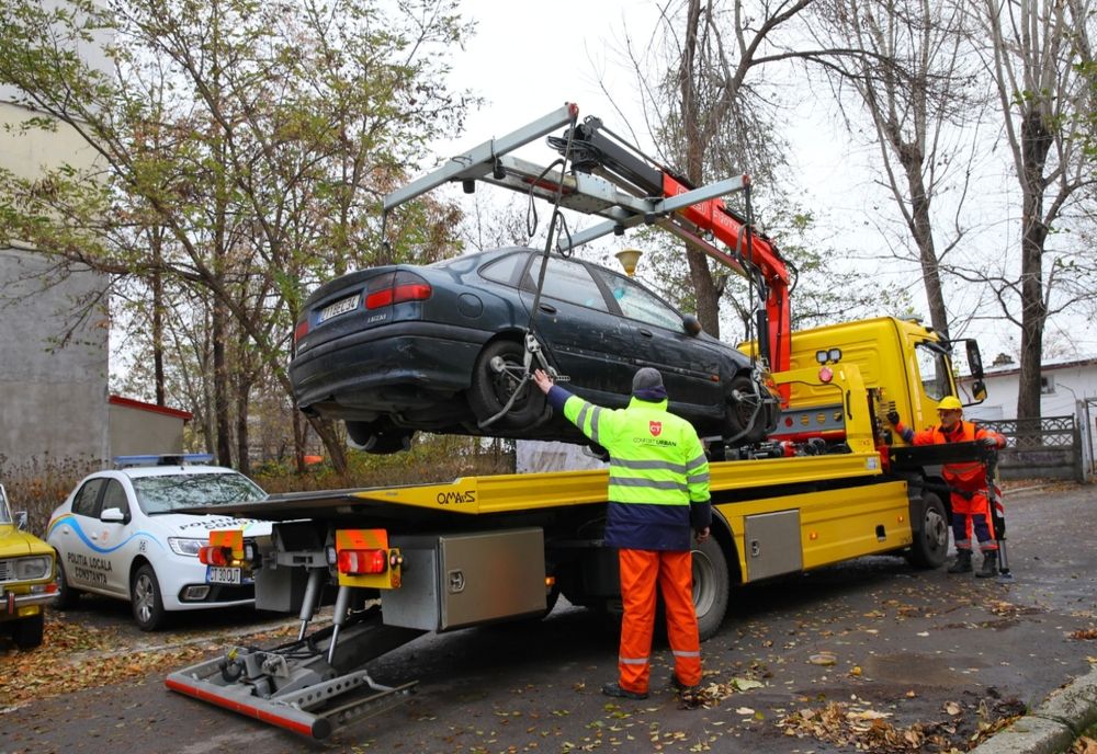 Constanța, eliberată de mașinile abandonate