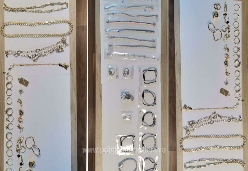 Bijuterii în valoare de 24.000 lei, confiscate  la .Vama Veche