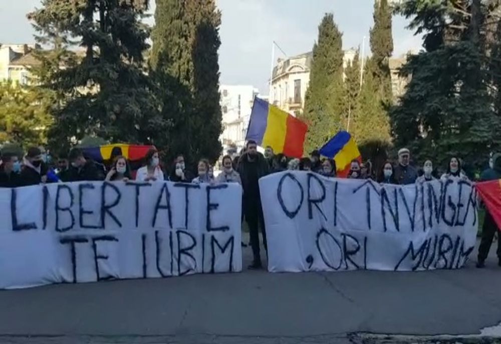 VIDEO A doua zi de proteste împotriva  restricțiilor la Constanța