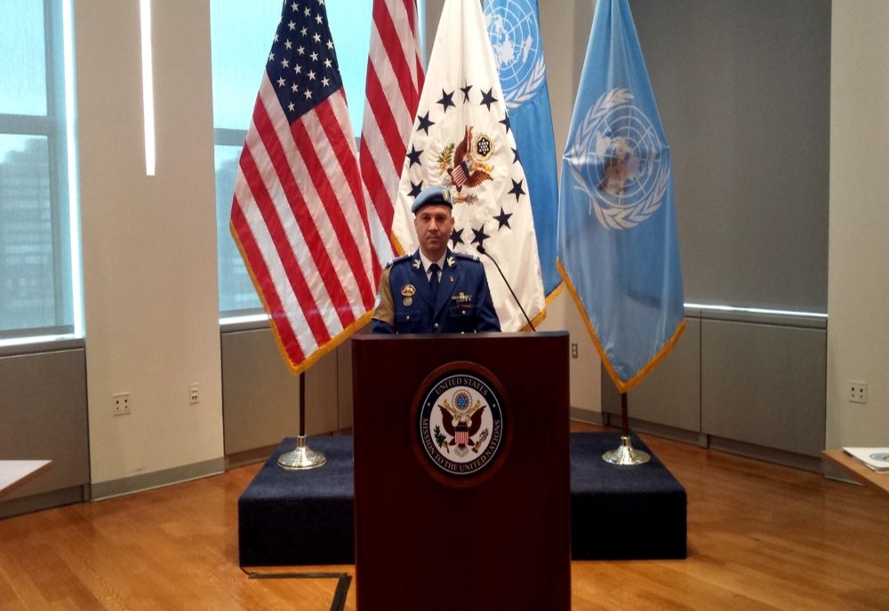 FOTO| Ofiţer jandarm constănţean medaliat la încheierea misiunii N.A.T.O. în Afganistan