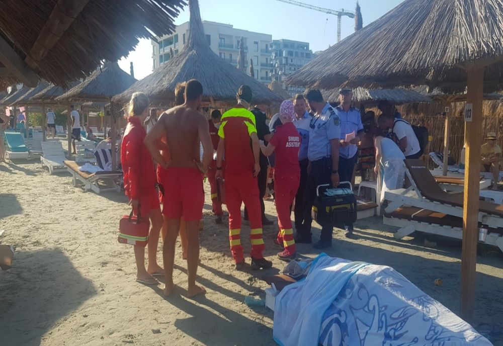 VIDEO Tragedie în Mamaia. Resuscitare pe plajă