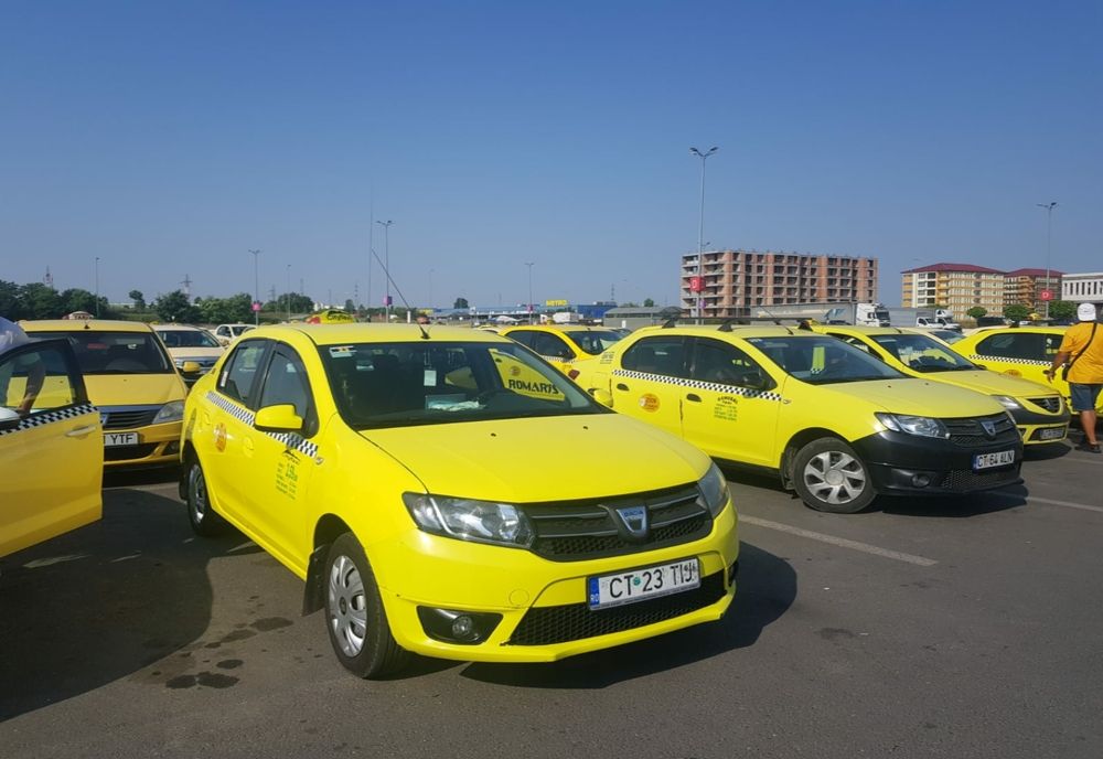 VIDEO Taximetriștii protestează la Constanța