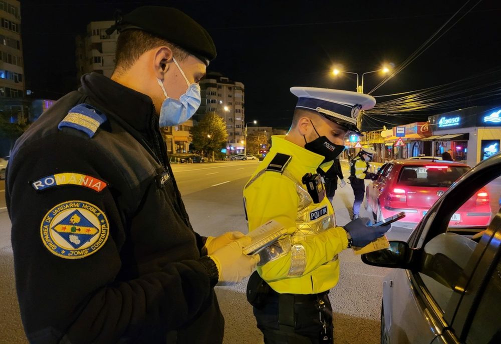 Amenzi pe bandă rulantă date de polițiștii constănțeni