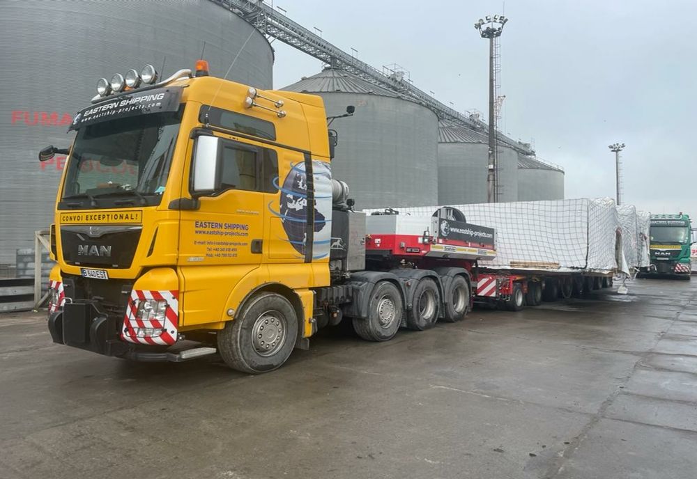 Transport agabaritic pe ruta Constanța Poarta 7 – Oltenița Port