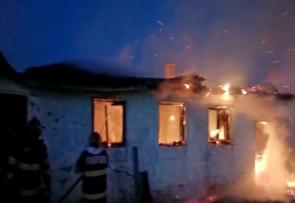 VIDEO Incendiu violent la Ferma 12 Murfatlar