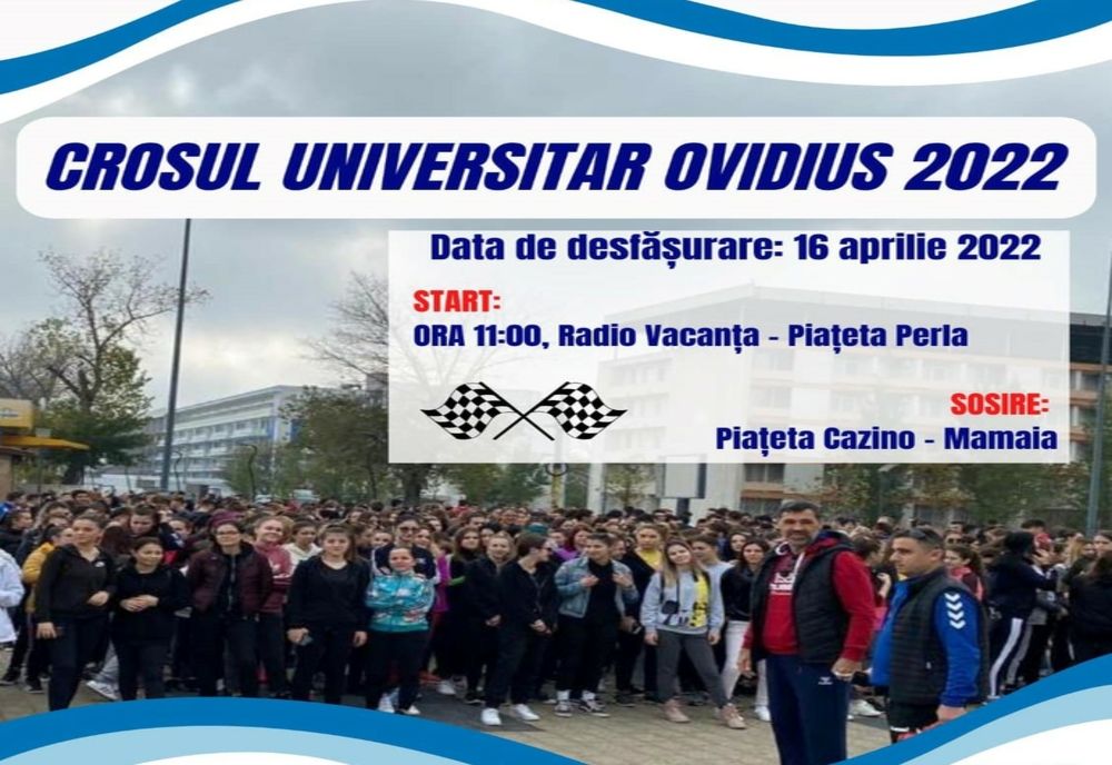 Peste 500 de studenți vor lua startul la Crosul Universitar Ovidius 2022