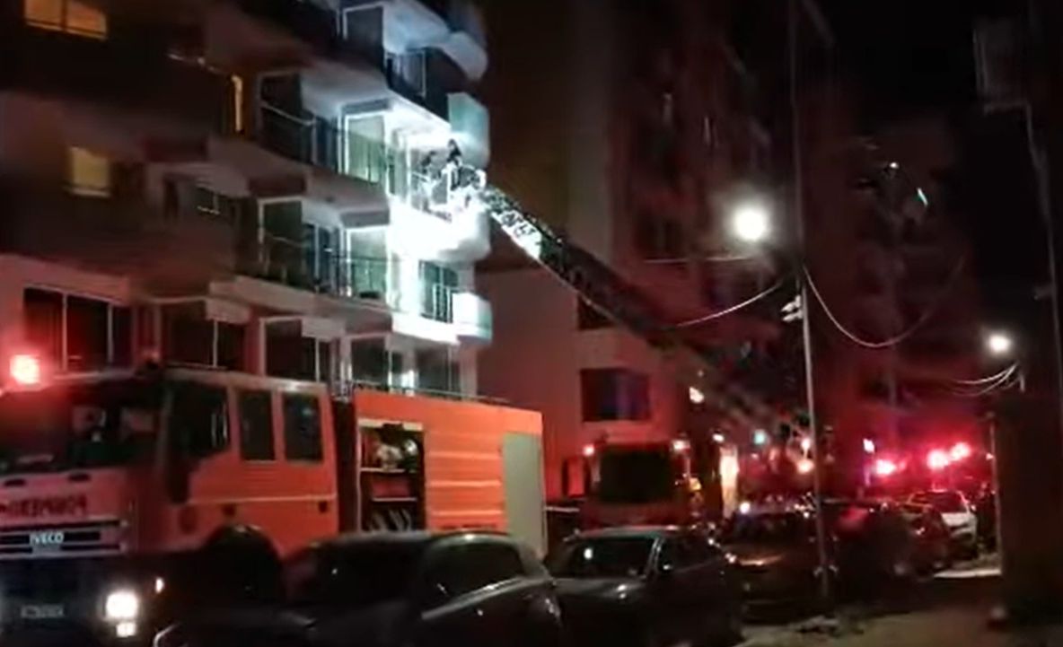 Incendiu într-un hotel din Mamaia. Zeci de persoane evacuate