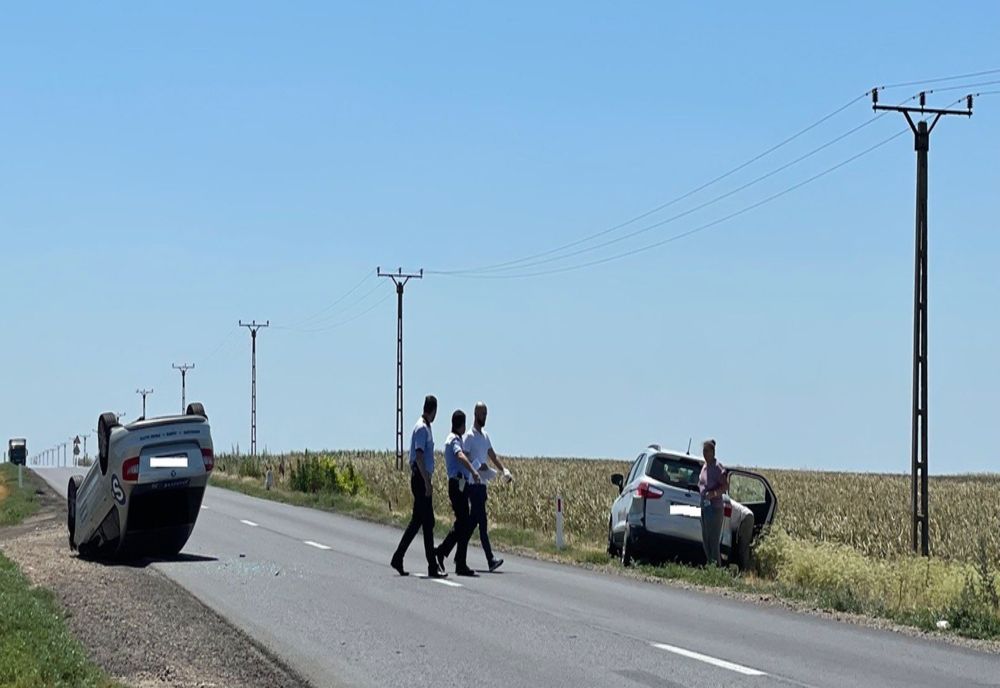 Doi constănțeni s-au tamponat astăzi pe DE584, în județul Brăila