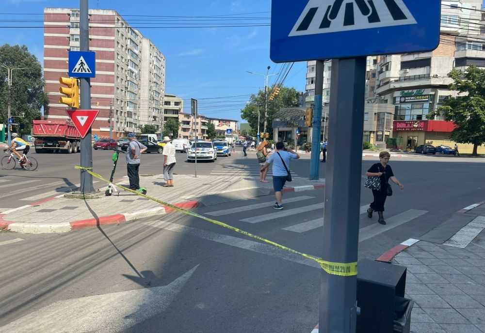 VIDEO Bagaj suspect în fața unei bănci din Constanța. Au intervenit pirotehniştii